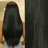 Jessie's Wig Long Straigth Wig Black Heat Resistant Synthetic Hair Wigs For Women 24 Inch - 4 of 4