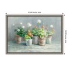 Amanti Art Farmhouse Geraniums by Danhui Nai Canvas Wall Art Print Framed 23 x 16-in. - 4 of 4