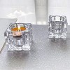 Slickblue Crystal Glass Cube Candle Holder - 3 of 3