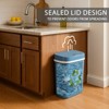 SEVOBAL Indoor Trash Cans 12L Garbage Can Kitchen Trash Can Automatic Sensor Touch Free Waste Bin for Bathroom Bedroom, Blue, 10.3"*7.8"*14.1" - 4 of 4