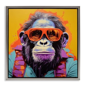Stupell Industries Pop Style Gorilla, 18" x 18" - 1 of 4