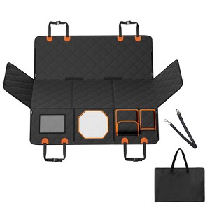 VEVOR Dog Car Seat Cover for Back Seat, 52 x 23.5 in Waterproof, 600D Heavy Duty Pet Car Seat Protectors with Mesh Window and Storage Pocket - 1 of 4
