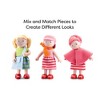 HABA Little Friends Doll Feli with Accessories - Mini Dolls, Dress Up Dolls, Dollhouse People Figures, HABA Toys, Action Figures for Doll House Play - 4 of 4