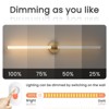 POWLIG Modern Dimmable Wall Sconce Strip Mirror Headlights Dresser Light Bar - 4 of 4