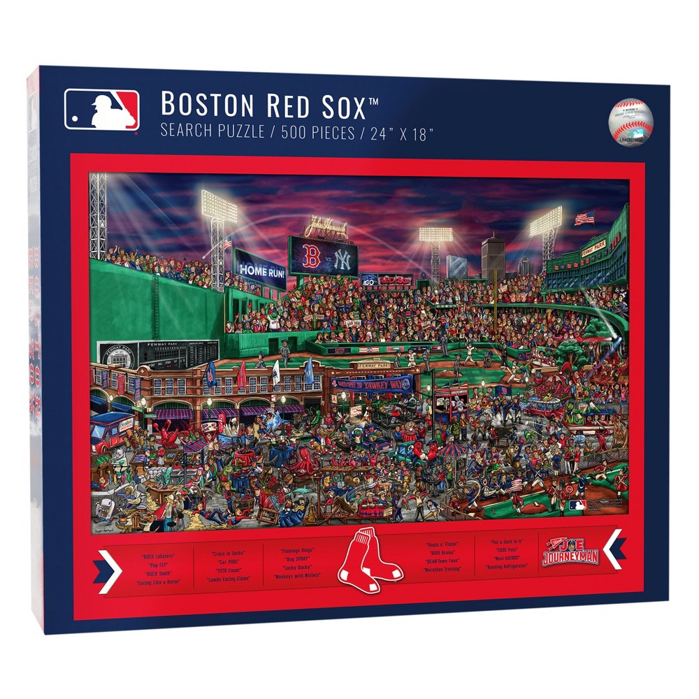 Photos - Jigsaw Puzzle / Mosaic MLB Boston Red Sox 500pc Find Joe Journeyman Puzzle