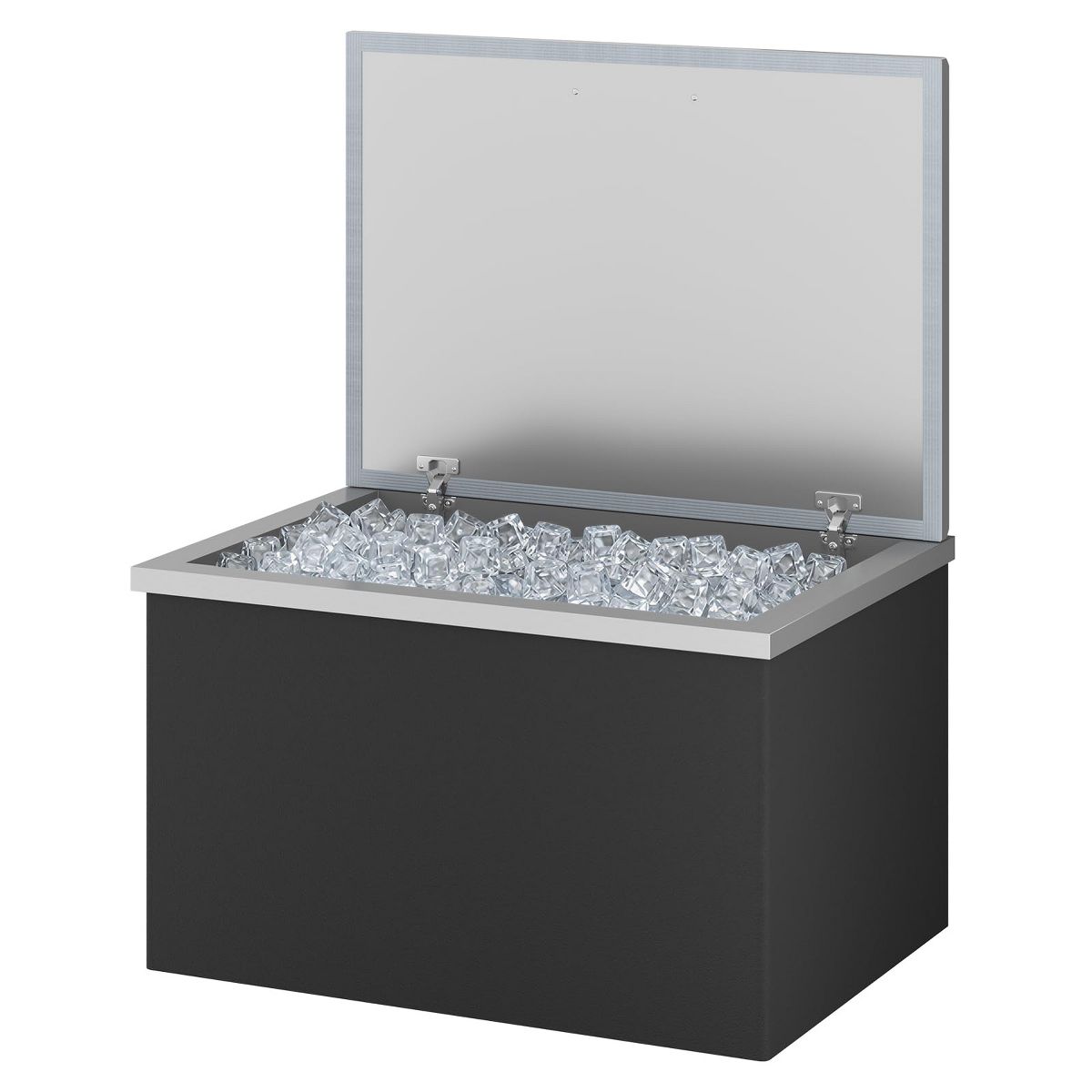 Garvee Stainless Steel Drop-In Ice Chest – Outdoor Kitchen Ice Cooler with Lid, Drain Pipe & Drain Plug for Cold Wine, Beer, Drinks, Beverages - thumbnail 10