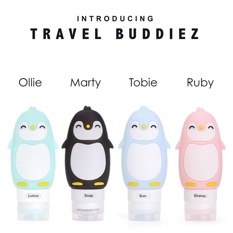 Kanga Care Travel Buddiez - Penguin Family (4 pack) Multicolored, 4 of 5
