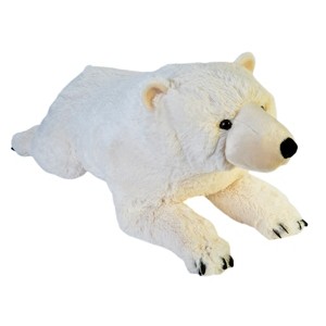 Wild Republic Cuddlekins Jumbo Polar Bear Stuffed Animal, 30 Inches - 1 of 1
