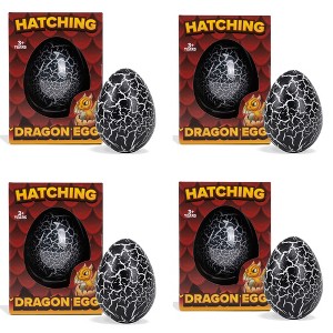 Class Collections Surprise Growing Dragon Hatch Egg Kids Novelty Toy - Pack of 4, Black - 1 of 4