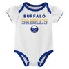 NHL Buffalo Sabres Infant Girls' 3pk Bodysuits - 2 of 4