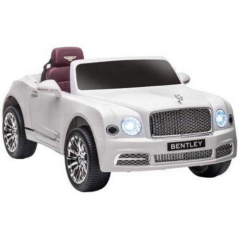 Aosom 12 V Kids Electric Ride On Car with Parent Remote Control, Two  Motors, Music, Lights, White