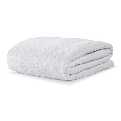 California King White Terry Cloth Waterproof Mattress Protector