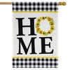 Sunflower Wreath Everyday Burlap House Flag 28" x 40" Briarwood Lane - 2 of 4
