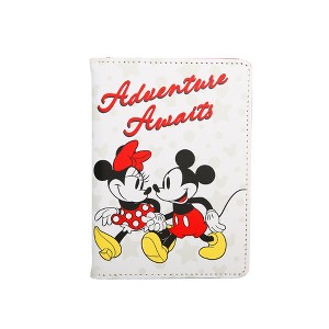 Disney Mickey & Minnie Passport Holder - Cute Travel Wallet for Disney Fans, Officially Licensed - 1 of 4