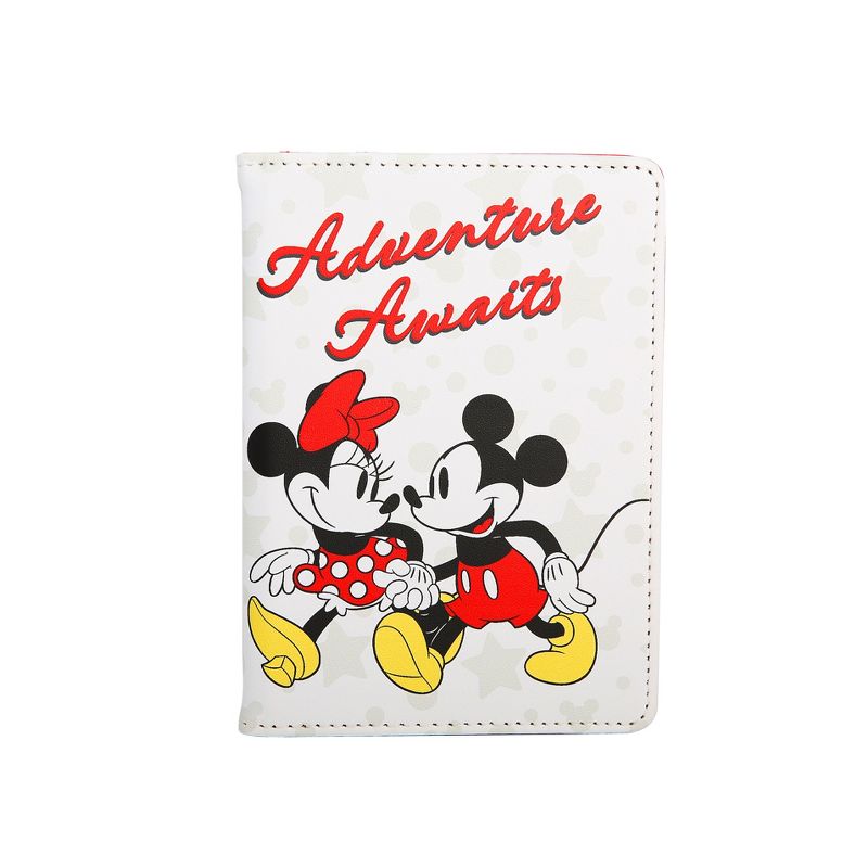 Disney Mickey & Minnie Passport Holder - Cute Travel Wallet for Disney Fans, Officially Licensed, 1 of 7