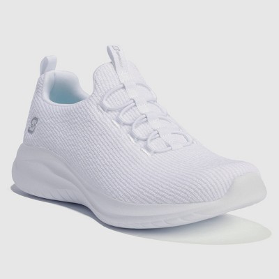 Skechers white cheap slip on trainers