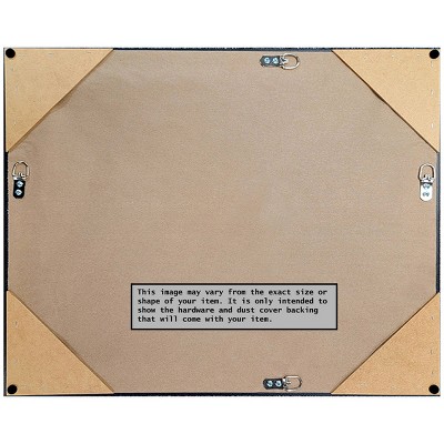 White Rectangular Framed Bathroom Vanity Mirror