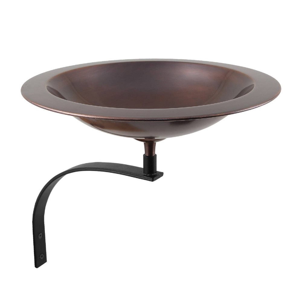 Photos - Other interior and decor Achla Designs 12.5" Classic II Wall-Mounted Birdbath, Antique Copper, Weat