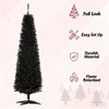 Racxily Slim Artificial Christmas Tree, Realistic Branch Tips with Plastic Stand for Holiday Decor - 4 of 4
