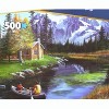 Keepsakes Set of 2 Keepsakes 500 Piece Jigsaw Puzzles | Mountain Cabins - 4 of 4