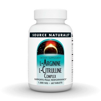 Source Naturals, Inc. L Arginine L Citrulline Complex - 60 Tablet : Target