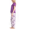 Muk Luks Artistic Garden S/S Capri Set - 3 of 4