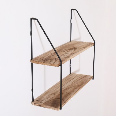 Hybition 2 Tiers  Premium  Floating Wall Shelves
