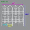 NicBex Garden Trellis for Climbing Plants Outdoor Metal Trellis Anti-Rust Garden Trellis Netting for Garden - 3 of 4