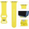 Worryfree Gadgets Silicone Sports Band for Apple Watch 42/44/45mm iWatch Band Series 8 7 6 5 4 3 2 1 & SE - 3 of 4