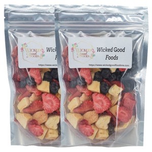 Wicked Good Foods 2.25 oz Freeze Dried Tropical Fruit - Pack of 2 - 1 of 4