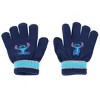 Textiel Trade Boy's One Size Fits Most Disney Stitch Winter Beanie and Gloves Set - 3 of 3