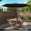 Tangkula 7.5 ft Patio Umbrella Outdoor Heavy Duty Market Umbrella w/ Push Button Tilt - 3 of 4
