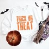 Trick or Treat Block Distressed - Women's Graphic Sweatshirt - 2 of 4