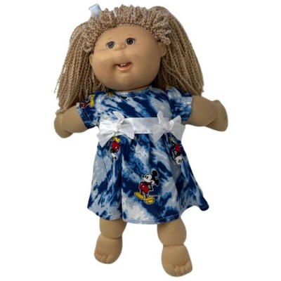 Doll Clothes Superstore Favorite Mouse Print Dress Fits 15-16 Inch Baby And Cabbage Patch Kid Dolls