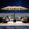 SEVOBAL Patio Umbrellas Outdoor Market Extra Large, Crank Handle for Deck, Lawn, Backyard, Sun Shade - 3 of 4