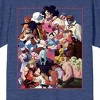 Street Fighter 3rd Strike Character Collage Art Women's Navy Blue Crew Neck Short Sleeve Tee - 2 of 3