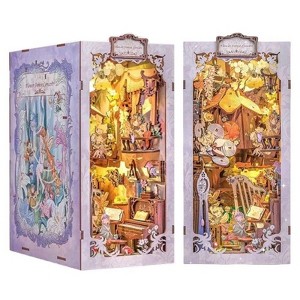 Wizardi Book Nook Miniature - Flower Forest Concert Roombox Kit