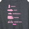 Women's - Barbie - Barbie Vehicles Graphic Racerback Tank - 2 of 4