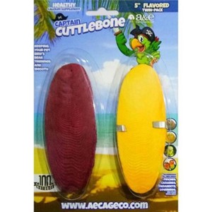 A&E Cage Company 5" Variety Pack Flavored Cuttlebone Bird Treats - 2pk/0.5lbs - 1 of 1