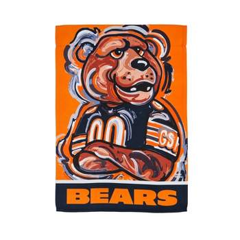 Evergreen NFL Chicago Bears Garden Suede Flag 12.5 x 18 Inches Indoor Outdoor Decor