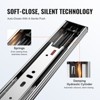 VEVOR 10 Pairs of 22 Inch Drawer Slides Side Mount Rails, Heavy Duty Full Extension Steel Track, Soft-Close Noiseless Guide Glides,Silver - 4 of 4