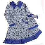 Doll Clothes Superstore Size 5 Matching Girl And Doll Blue Flower Dresses