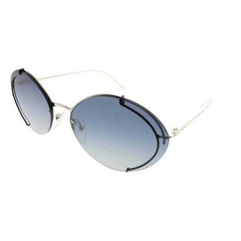 Prada 63mm oval store sunglasses