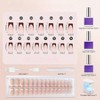 Nails Press Ons - Skin Tone Square Gel Tips with Gel, French Duo, Lamp, All - in - One Kit - 4 of 4