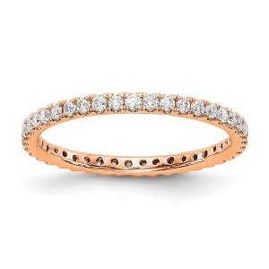 Black Bow Jewelry 1.8mm 14K Gold U Shared Prong 1/2 Ctw Diamond Eternity Band - 1 of 4