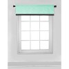Bacati - Rod Pocket Window Valance Mint/Grey Pin Dots - 4 of 4