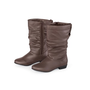 Collections Etc Extra-wide Scrunched Boots - 1 of 4