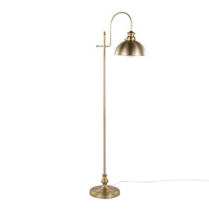 Emery 64" Contemporary Metal Floor Lamp in Gold Metal from Grandview Gallery by LumiSource - 1 of 1