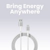 GEMS USB-A to USB-C Charging Gift Set with Power Bank, Cable, and Wall Charger - White - 3 of 4