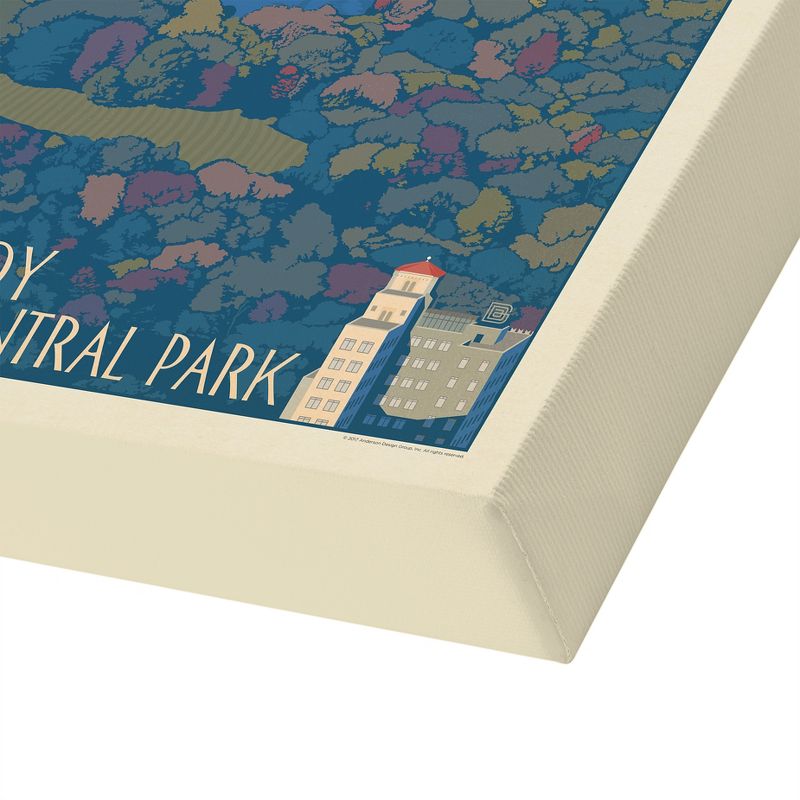 Americanflat Vintage Architecture New York Enjoy Central Park By Anderson Design Group Unframed Canvas Wall Art, 5 of 7